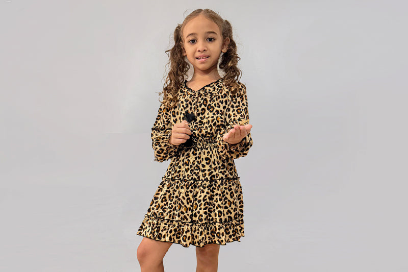 JOYOUS & FREE JULIETTE DRESS LEOPARD