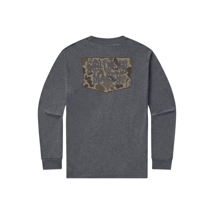 Youth Seawash LS Tee Camo Sheild