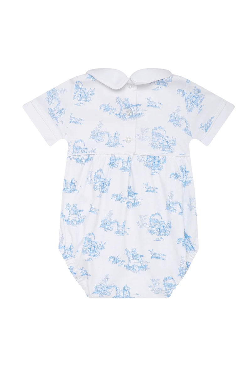 NELLAPIMA BLUE BUNNY TOILE BUBBLE