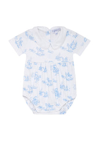 NELLAPIMA BLUE BUNNY TOILE BUBBLE