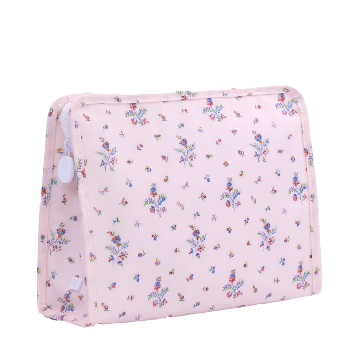 TRVL ROADIE LARGE ZIP POUCH FLEURIE