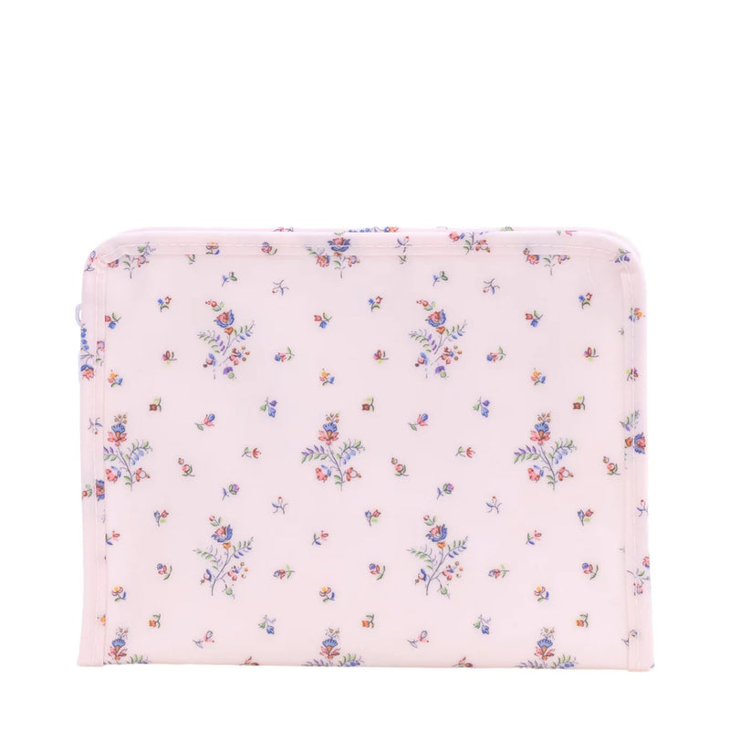 TRVL ROADIE MEDIUM ZIP POUCH FLEURIE