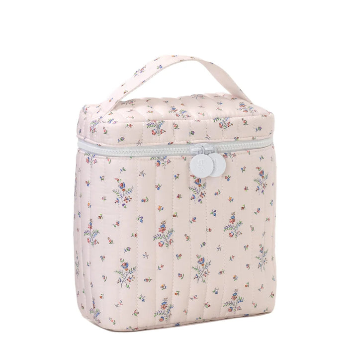 TRVL QUILTED GOGO LUNCH INSULATED BAG FLEURIE