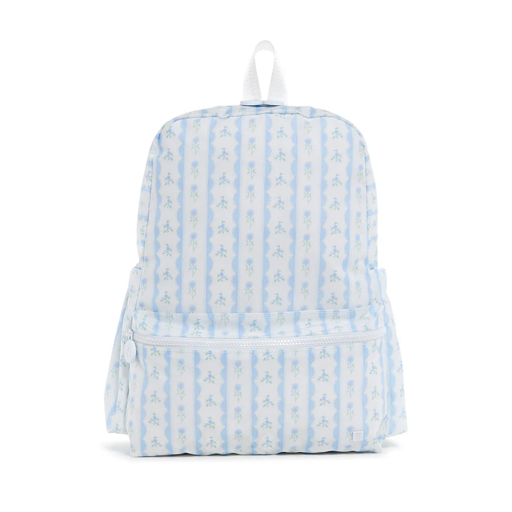 TRVL BACKPACKER RIBBON FLORAL BLUE
