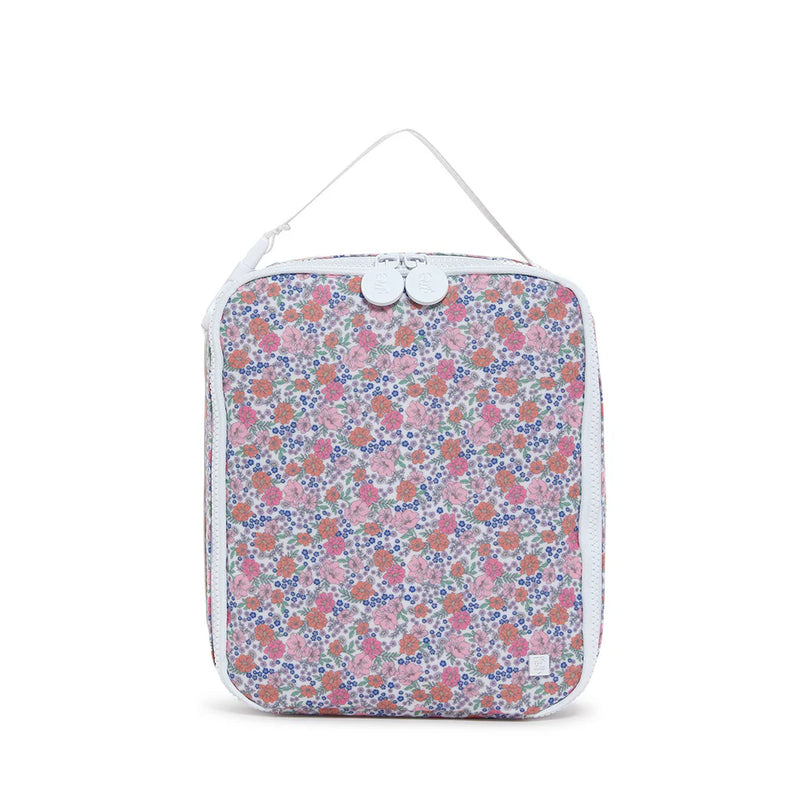 TRVL LUNCH BOX INSULATED LUNCH BAG GARDEN FLORAL