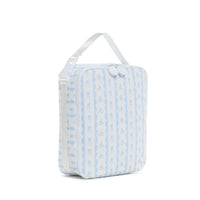 TRVL INSULATED LUNCH BOX RIBBON FLORAL BLUE