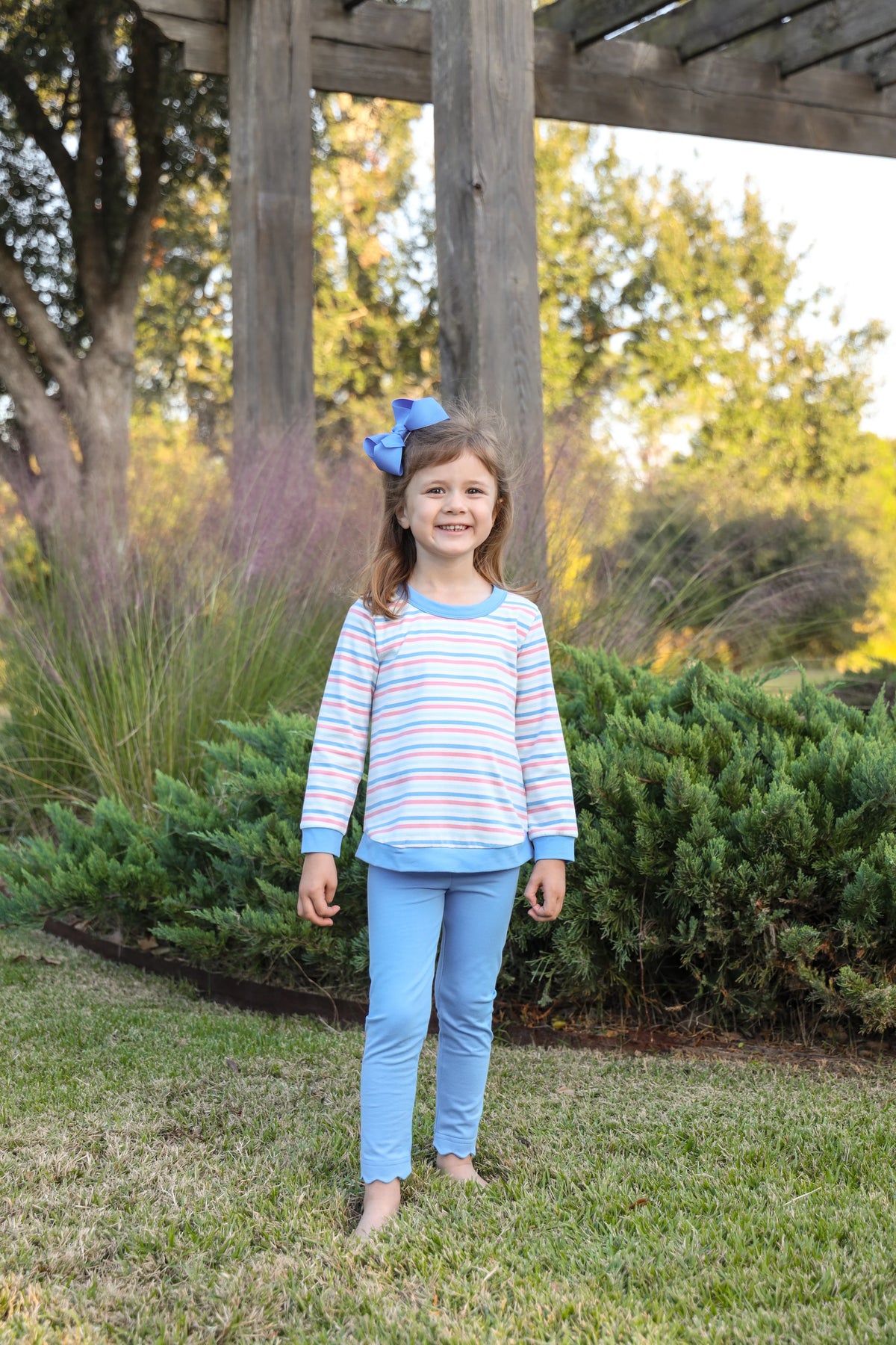 Reagan Pant Set Hamptons Stripe