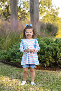 Olivia Bloomer Set Hamptons Stripe