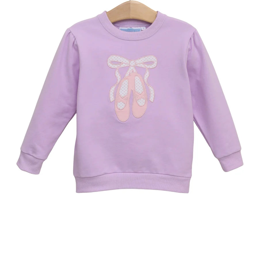 French Terry Pullover Ballet Shoes