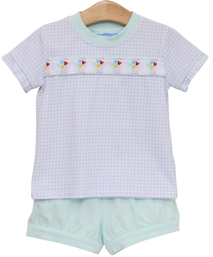 Magical Balloons Banded Short Set