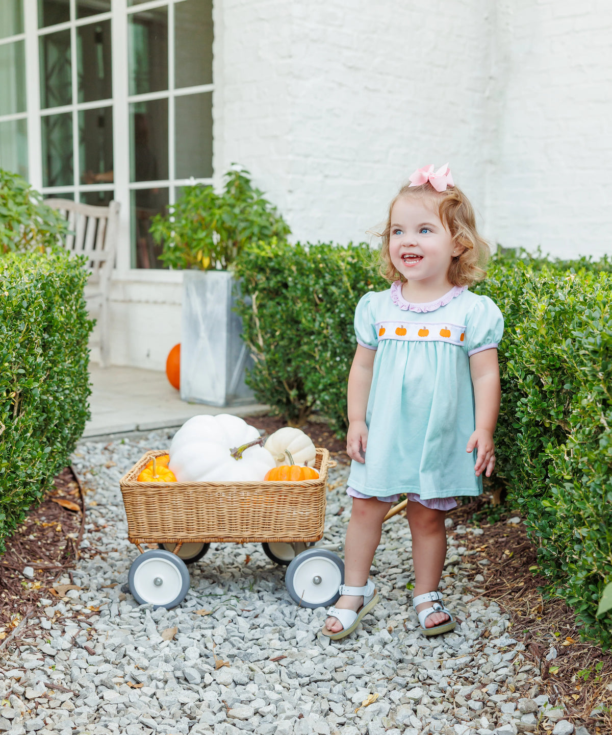Pumpkin Rowe Bloomer Set