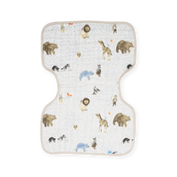 LITTLE UNICORN COTTON MUSLIN BURP CLOTH PARTY ANIMAL