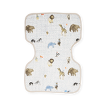 LITTLE UNICORN COTTON MUSLIN BURP CLOTH PARTY ANIMAL