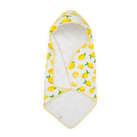 LITTLE UNICORN HOODED TOWEL SET LEMON