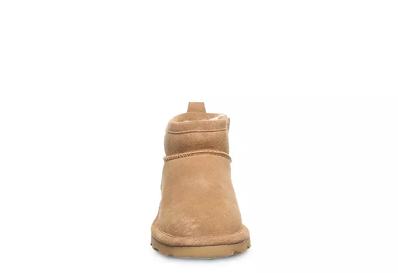 BEARPAW YOUTH SHORTY BOOT IN ICED COFFEE