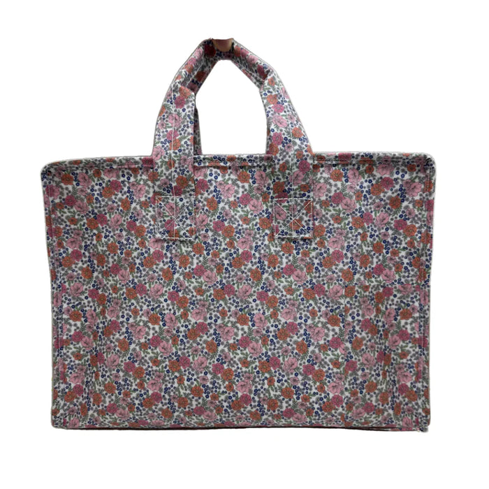 TRVL OVERNITE TOTE GARDEN FLORAL