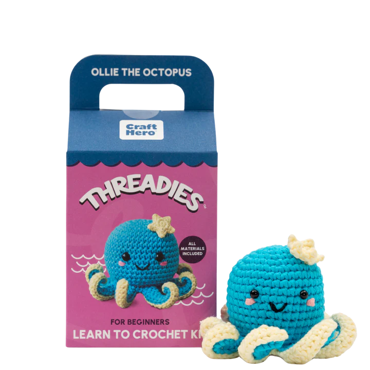 Threadies Crochet Kit Ollie The Octopus