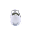 FOOTMATES DREW WHITE LEATHER GRAY RUBBER OUTSOLE