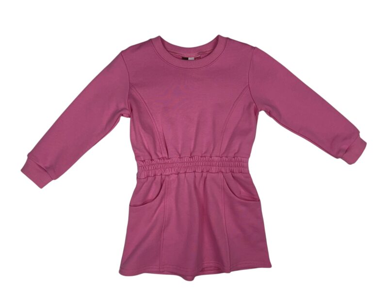 BANANA SPLIT VIVI SWETSHIRT DRESS PINK