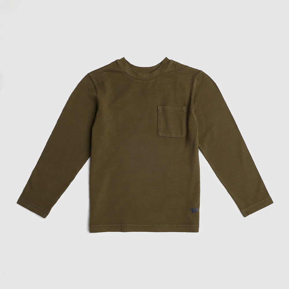 PEDAL VENICE LONG SLEEVE ORGANIC POCKET TEE