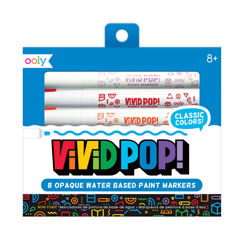 OOLY VIVID POP! WATER BASED PAINT MARKERS