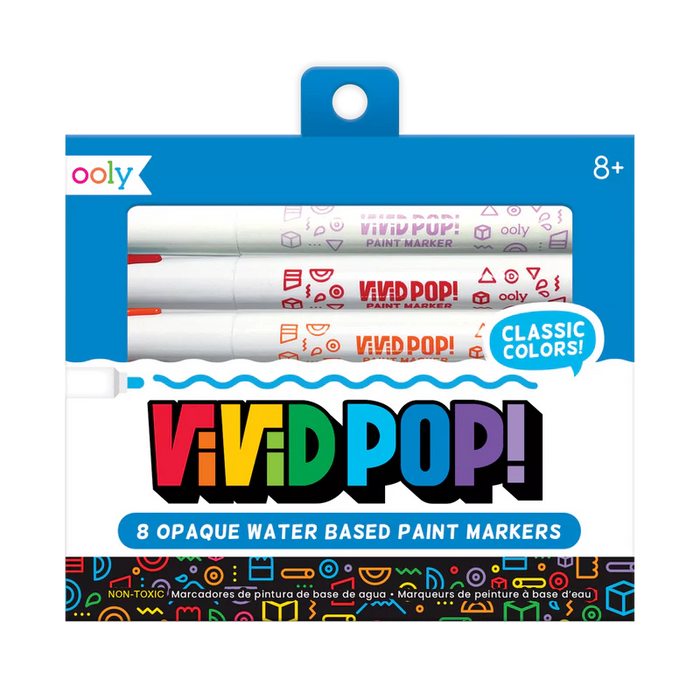 OOLY VIVID POP! WATER BASED PAINT MARKERS