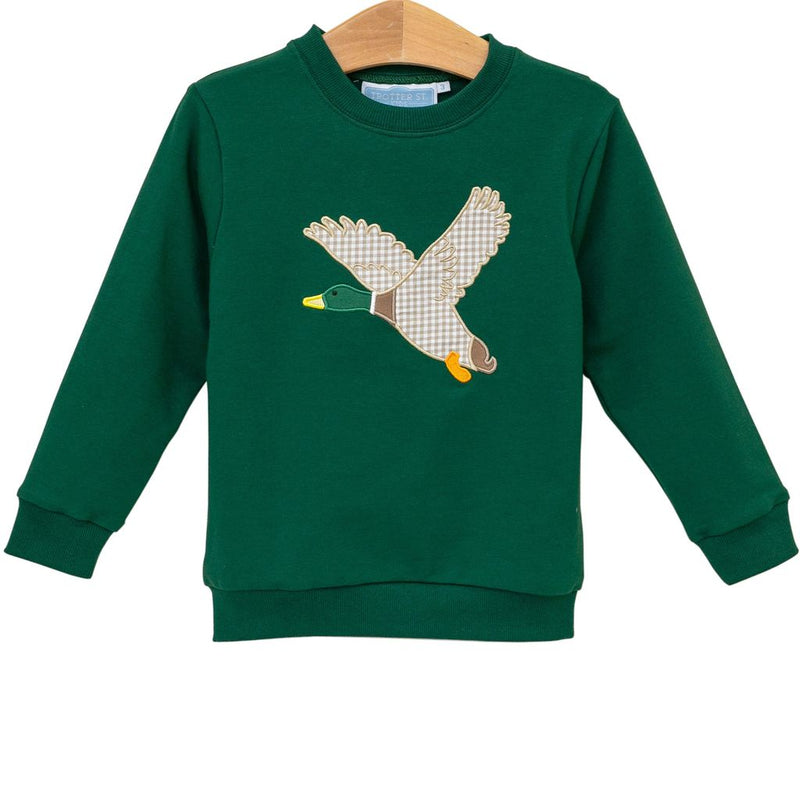 TROTTER STREET FRENCH TERRY PULLOVER MALLARD