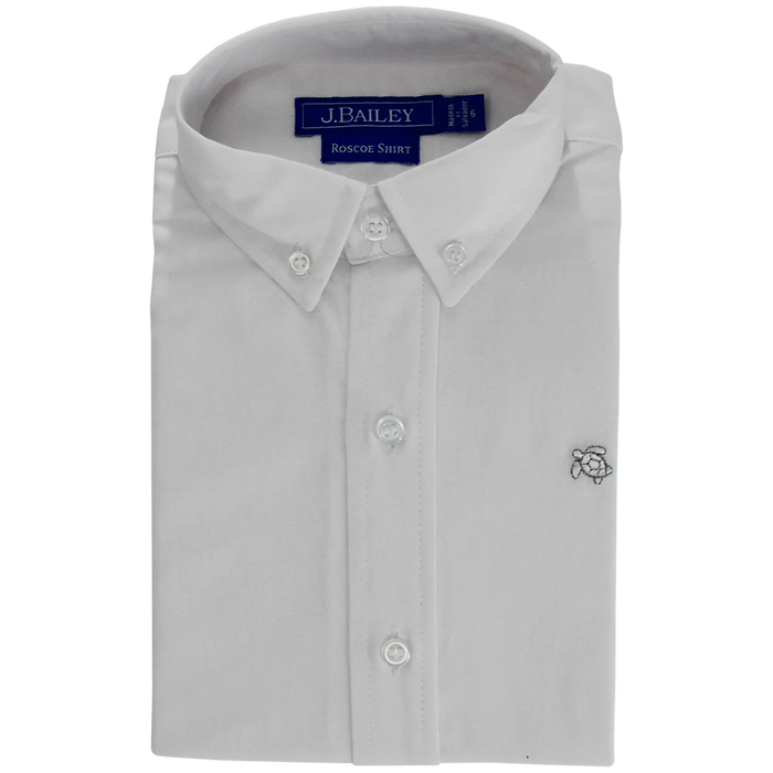 J. BAILEY OXFORD WHITE ROSCOE BUTTON DOWN