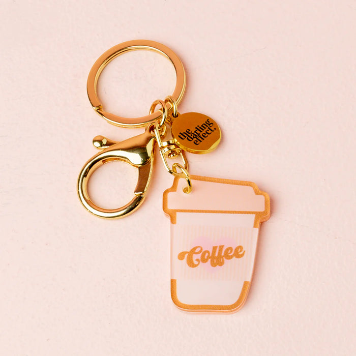 ACRYLIC KEYCHAIN COFFEE CUP