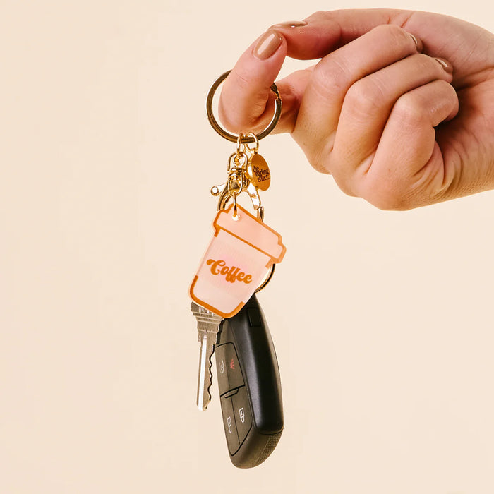 ACRYLIC KEYCHAIN COFFEE CUP