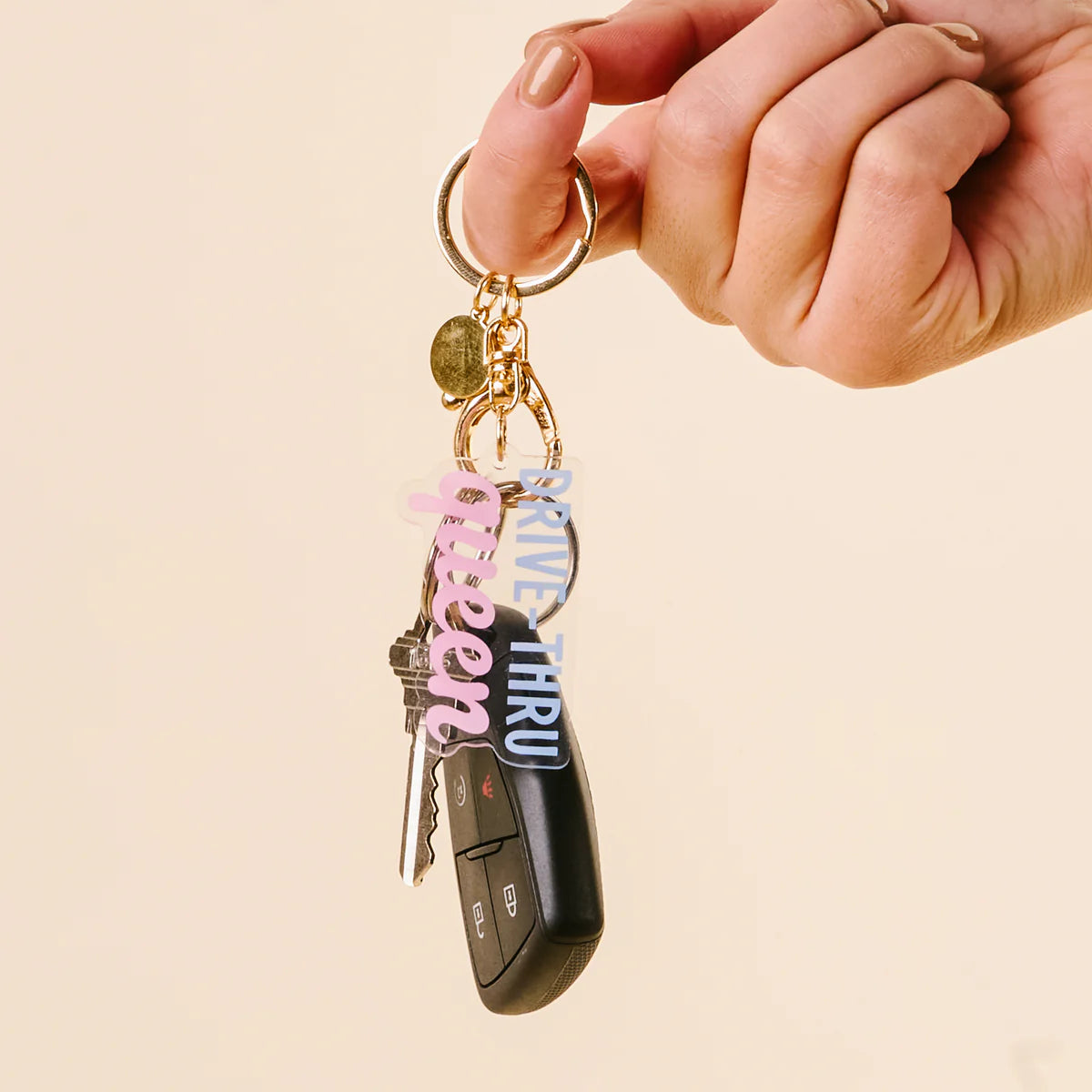 ACRYLIC KEYCHAIN DRIVE THRU QUEEN