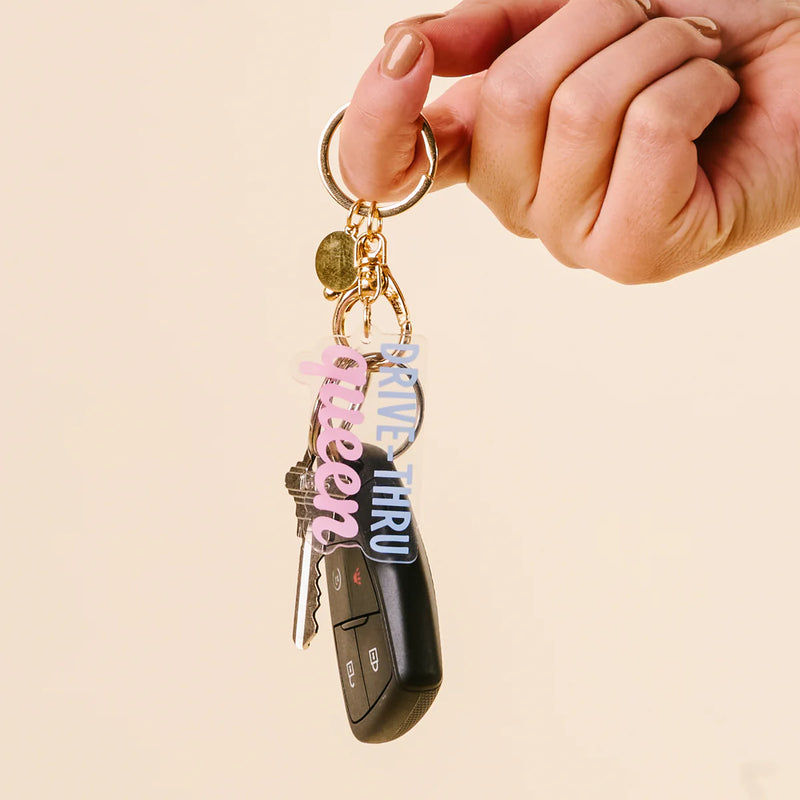 ACRYLIC KEYCHAIN DRIVE THRU QUEEN