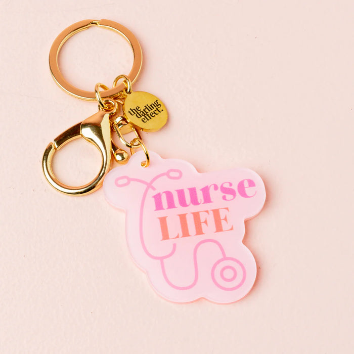 ACRYLIC KEYCHAIN  NURSE LIFE