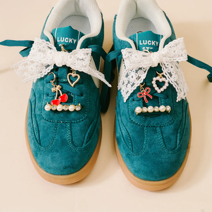 DAZZLE SHOE CHARM PACK CHERRY TWIST