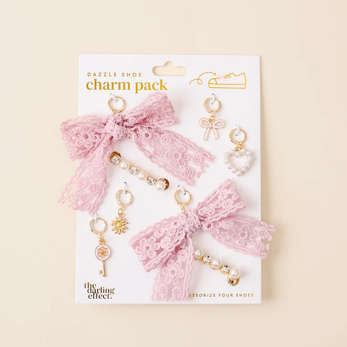 DAZZLE SHOE CHARM PACK KEY TO MY HEART