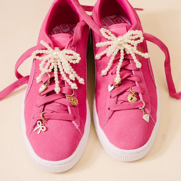 DAZZLE SHOE CHARM PACK PRETTY IN PEARL