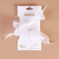 STEP IT UP SHOE LACES SHEER WHITE