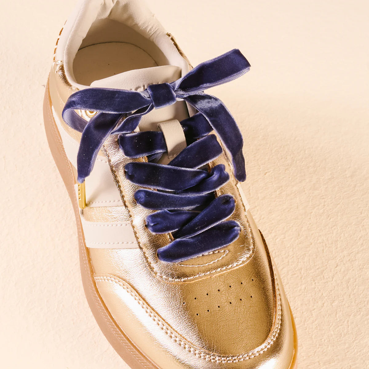 STEP IT UP SHOE LACES VELVET BLUE