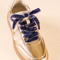 STEP IT UP SHOE LACES VELVET BLUE