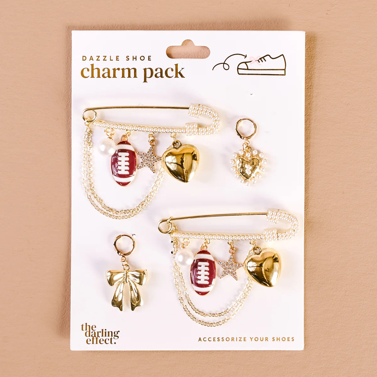 DAZZLE SHOE CHARM PACK TAILGATE TIME
