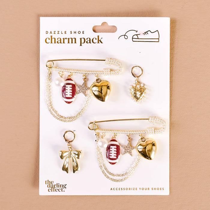 DAZZLE SHOE CHARM PACK TAILGATE TIME