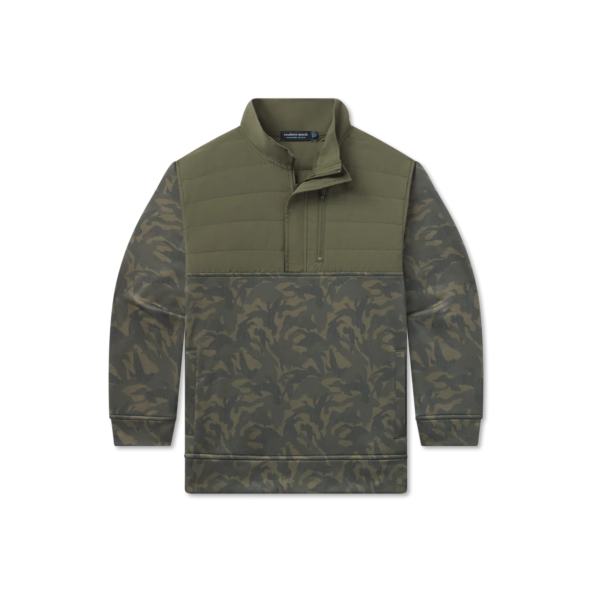 SOUTHERN MARSH YOUTH HARRIS STRETCH PULLOVER DUCK CAMO