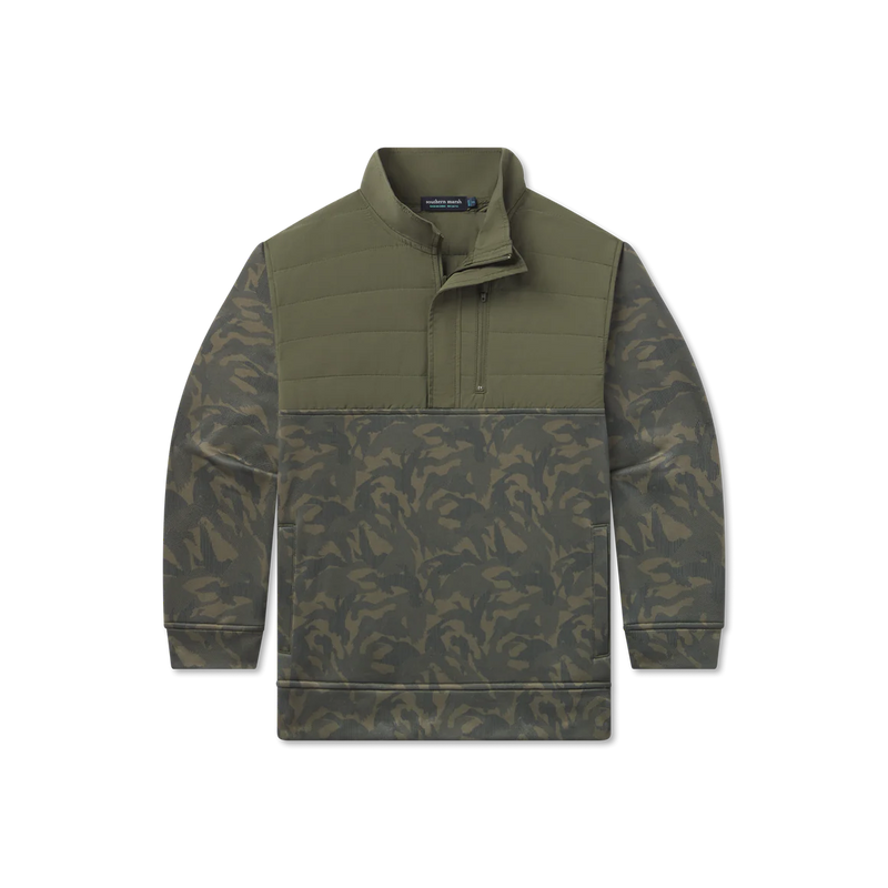 SOUTHERN MARSH YOUTH HARRIS STRETCH PULLOVER DUCK CAMO