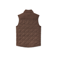 Youth Lawrence Quilted Vest Stone Brown