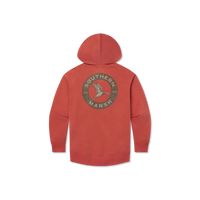 Youth Surfside Hoodie Inflight Camo Washed Red