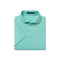 FLYLINE PERFORMANCE POLO IN FLIGHT ANTIUGA BLUE