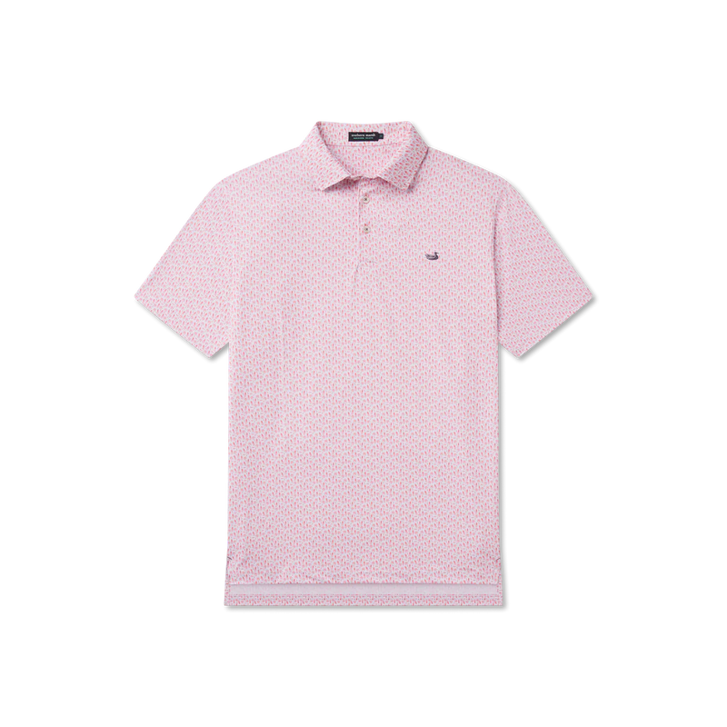 SOUTHERN MARSH YOUTH FLYLINE PERFORANNCE POLO PALM & PINEAPPLES