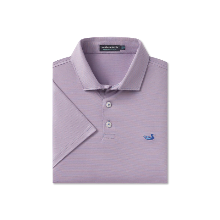 SOUTHERN MARSH BERMUDA PERFORMANCE POLO WELLINGTON LILAC