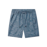 LA COSTA LINED SWIM TRUNK WASHED SLATE BIRKDALE