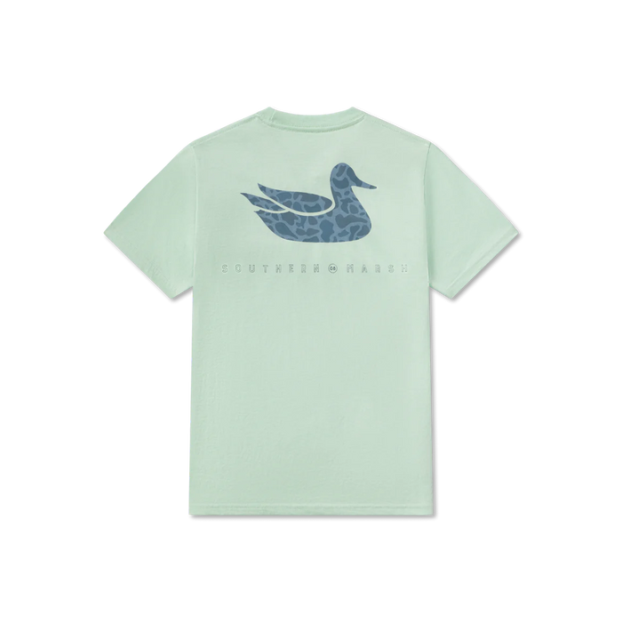 SOUTHERN MARSH SEAWASH TEE RETRO DUCK SEAFOAM